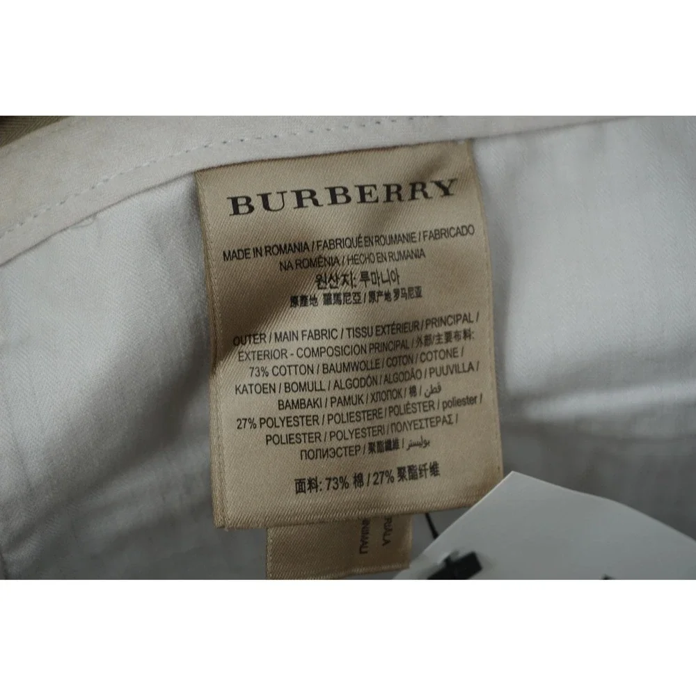 Burberry Chino Pants Black Cotton Blend Men's 54‎ 38x29 Casual
